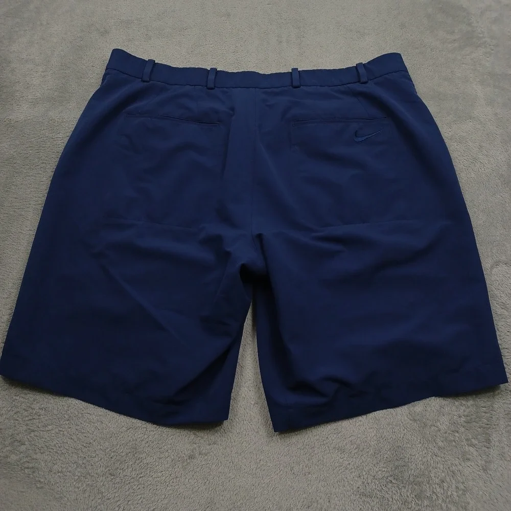 Nike Shorts Mens 38 Blue Golf Chino Pockets Preppy Casual Dri Fit